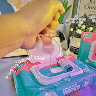 ทิชชู่เปียก Baby Wipes สูตรน้ำบริสุทธิ์ ผ้านุ่มชุ่มชื่น ไม่มีแอลกอฮอล์ อ่อนโยนต่อผิว