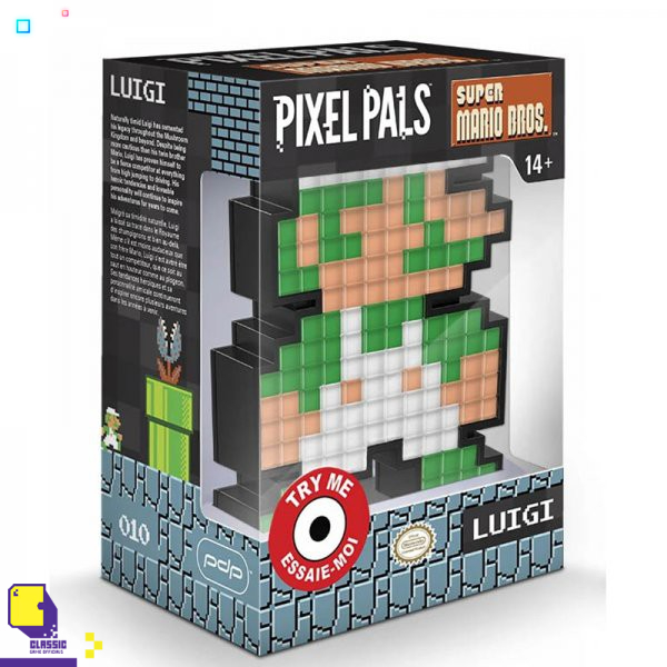 Toy™ PDP Luigi Pixel Pals 8-Bit Green/White (By ClaSsIC GaME)