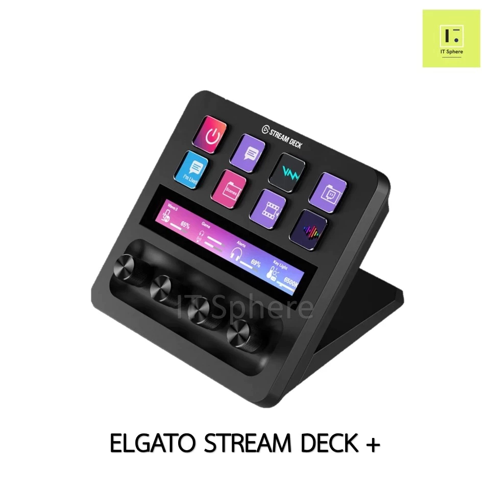 ELGATO STREAM DECK + : 10GBD9901 อุปกรณ์สตรีม STREAMDECK PLUS ดำ BLACK
