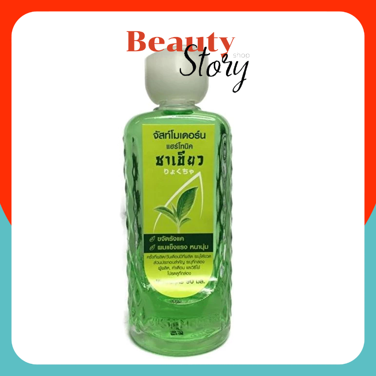 JUST MODERN จัสท์โมเดิร์น แฮร์โทนิค สำหรับหนังศีรษะ เป็นแผล 90มล. (1ขวดเขียว) hair tonic ลดอาการคัน *สูตรชาเขียว*