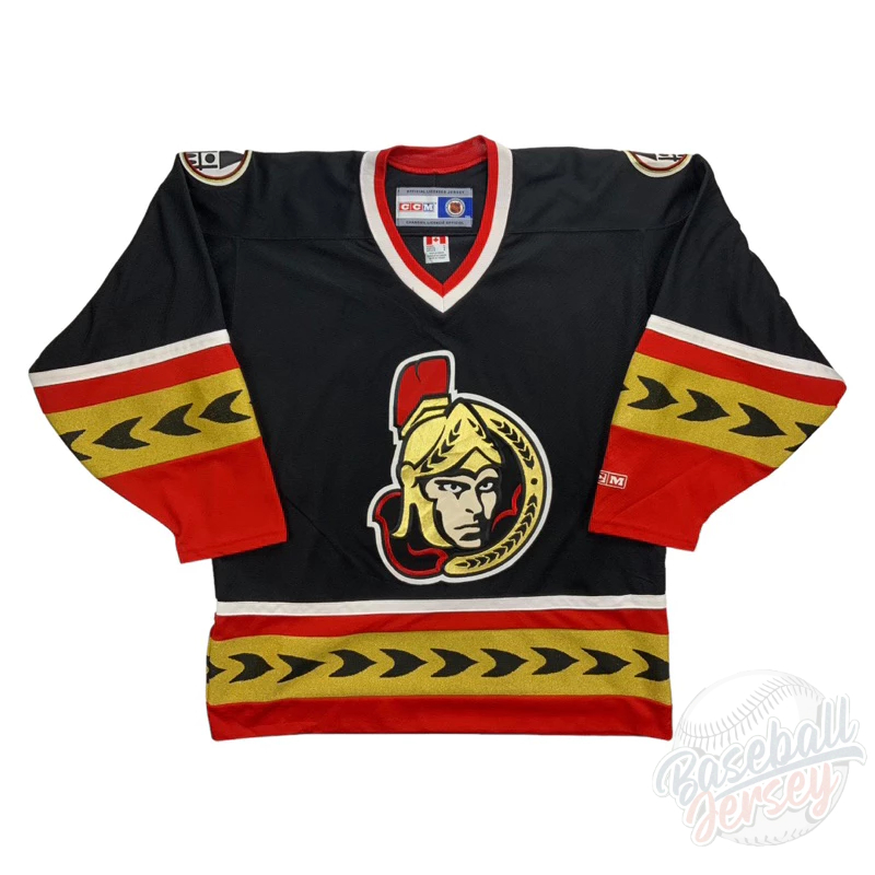 เสื้อฮ็อกกี้ Vintage CCM Ottawa Senators Jersey Size L