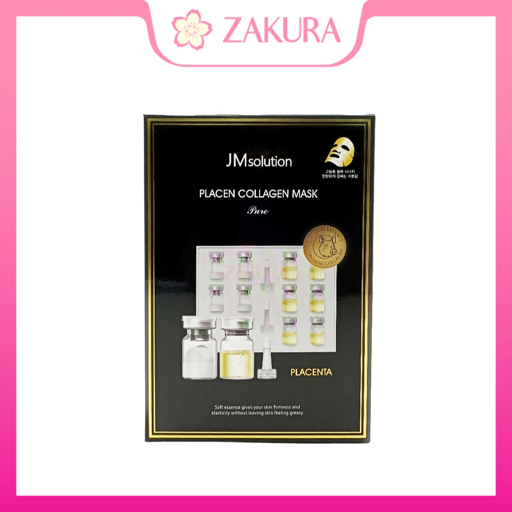 JM Solution Placen Collagen Mask Pure 10pcs