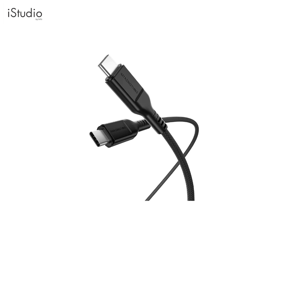 สายชาร์จ AMAZINGthing USB-C to USB-C Thunder Pro  -  Black