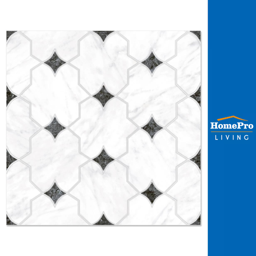 HomePro กระเบื้องพื้น 18x18 นิ้ว TARA เอนยา มาร์เบิล ขาว EXC PM แบรนด์ TARA