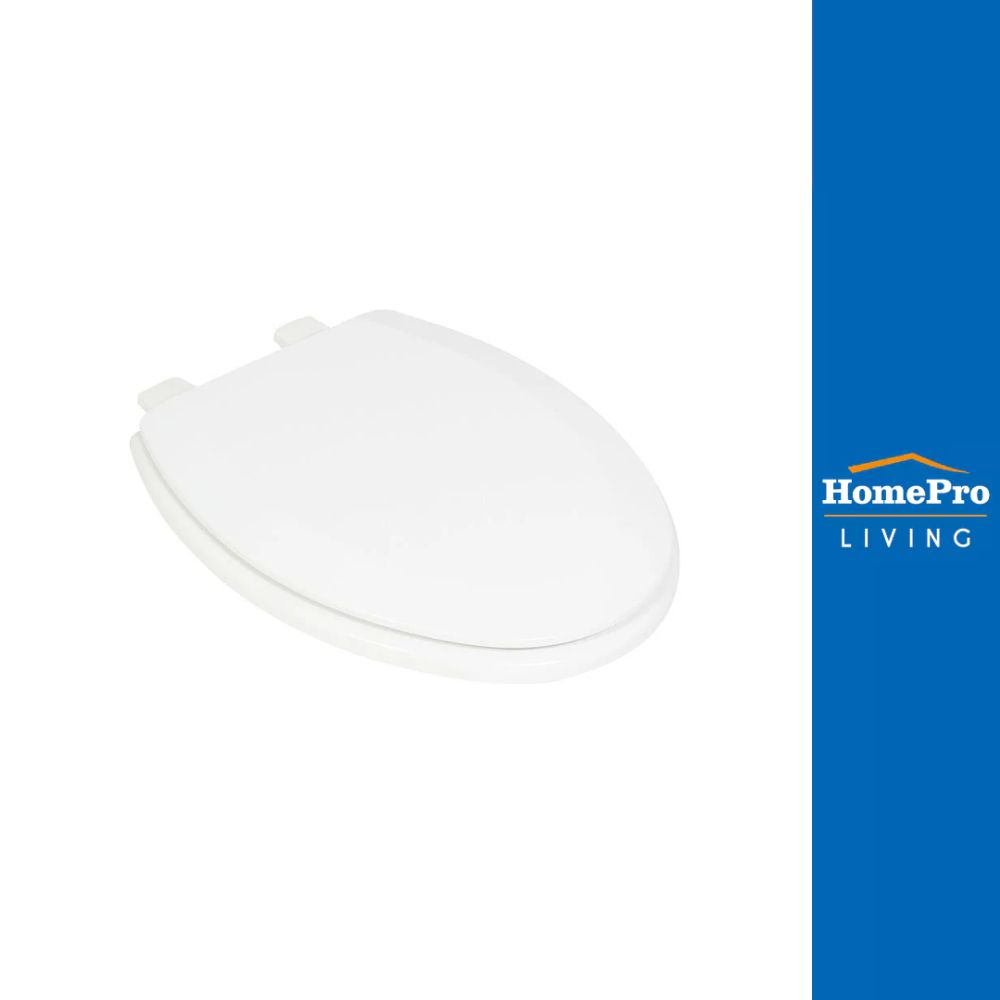 BEMIS ฝารองนั่งไม้ทรงรี BM-1500AR-1 สีขาว