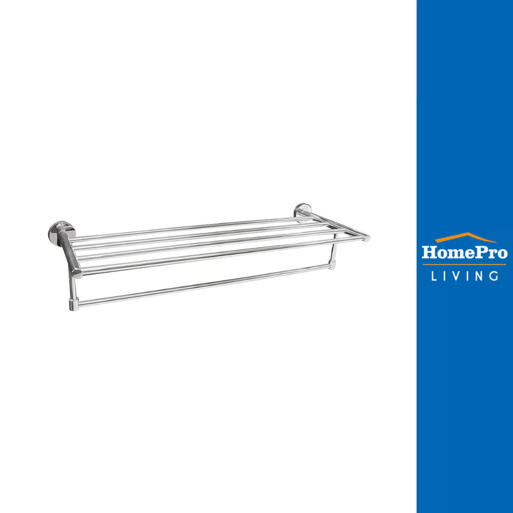 AMERICAN STANDARD ชั้นวางผ้าพร้อมราวแขวน K-2801-53-N สีโครม