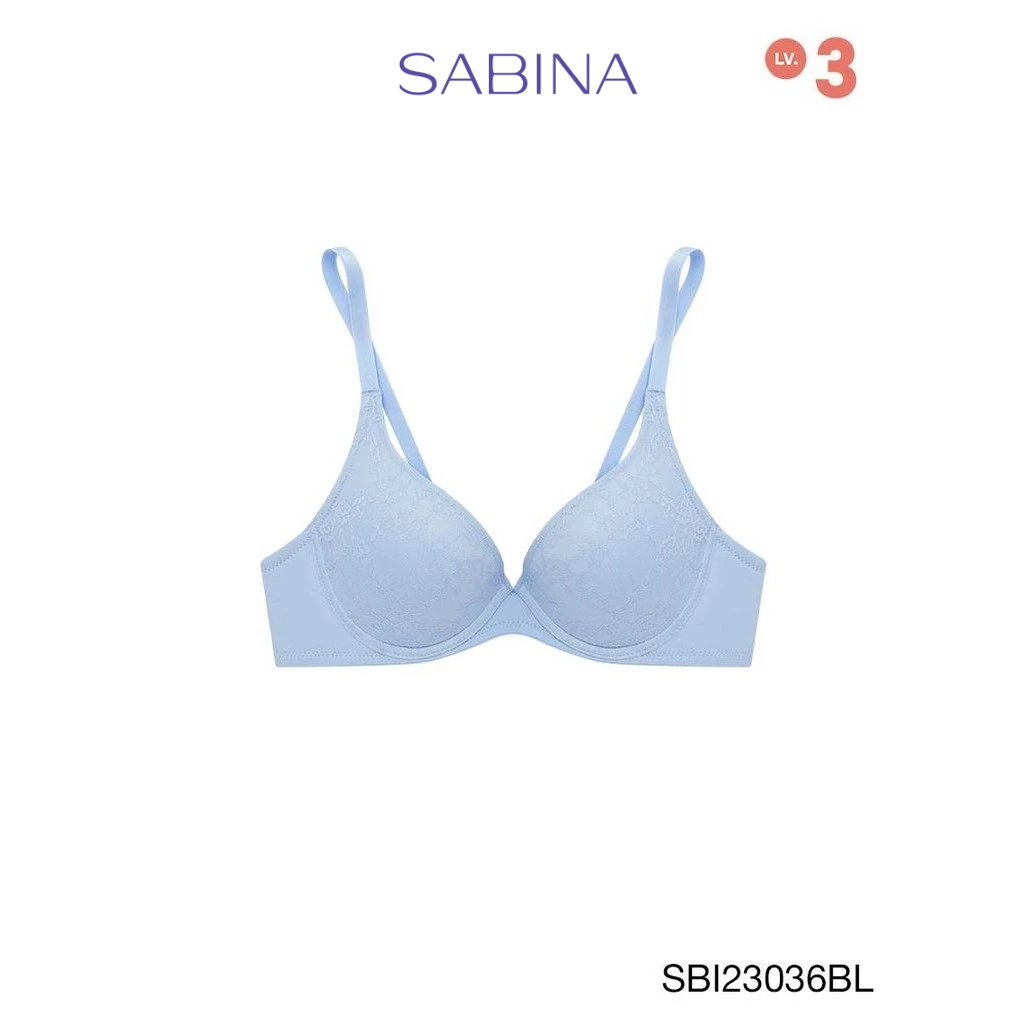 Sabina Modern V Level 3 เสื้อชั้นใน  มีโครง รหัส SBI23036BL - สีฟ้า