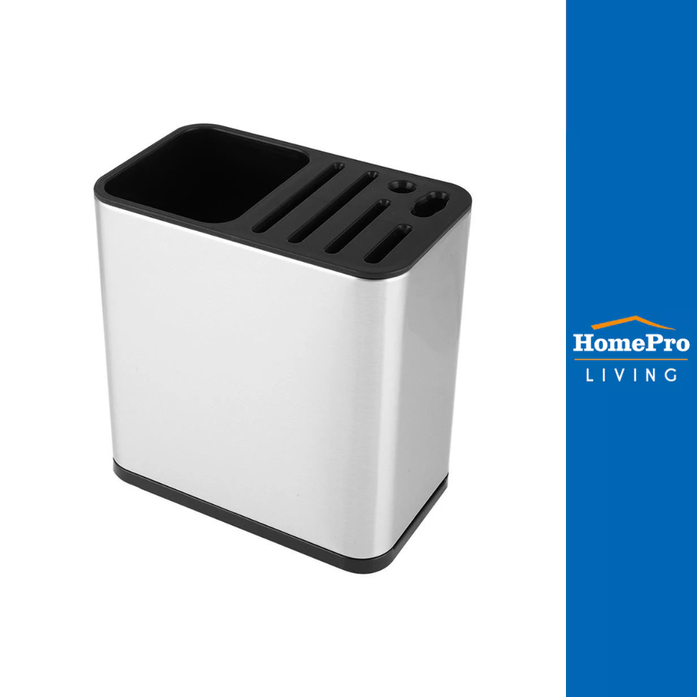 HomePro ที่ใส่ช้อน,มีด สเตนเลสแบบแบ่งช่อง KECH แบรนด์ KECH