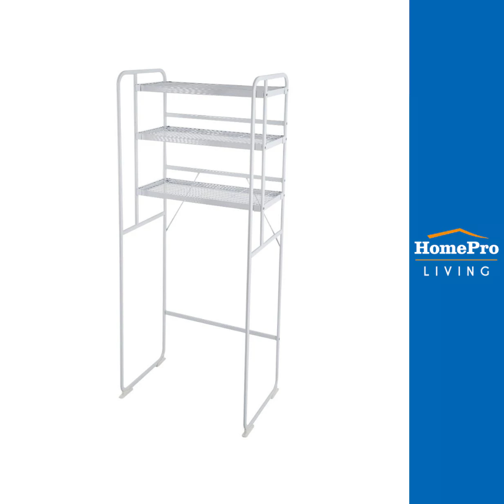 HomePro โครงตู้คร่อมเครื่องซักผ้าฝาหน้า PLIM สีขาว แบรนด์ PLIM