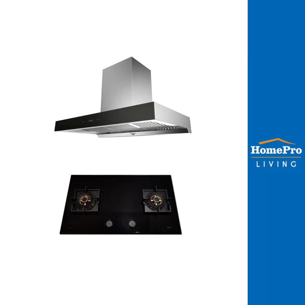 [ฟรีติดตั้ง! สำหรับระบบไฟพร้อมและไม่ครอบคลุมการเจาะท็อปเคาน์เตอร์]  TEKA เตาฝัง+เครื่องดูดควัน GBLUX