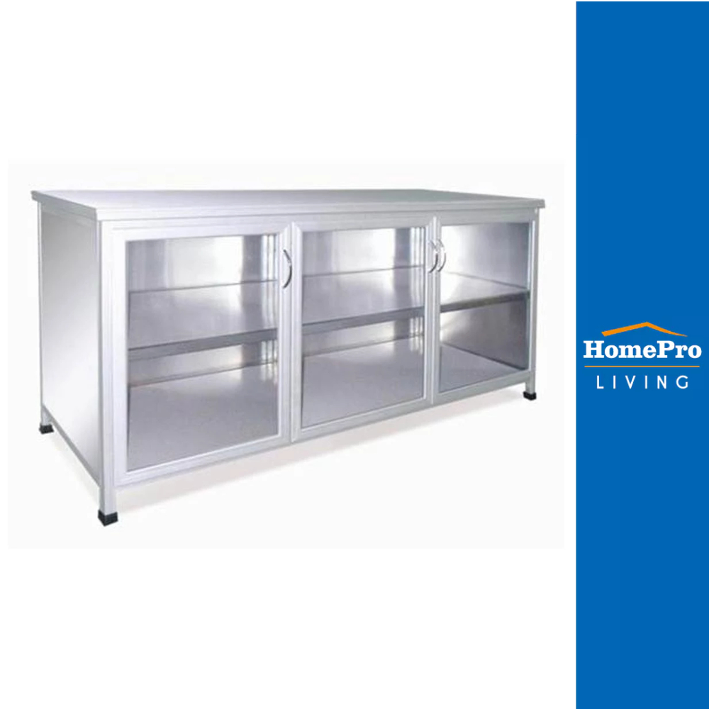 HomePro ตู้ตั้งพื้นอะลูมิเนียม SMC-150 สีเงิน แบรนด์ SANKI