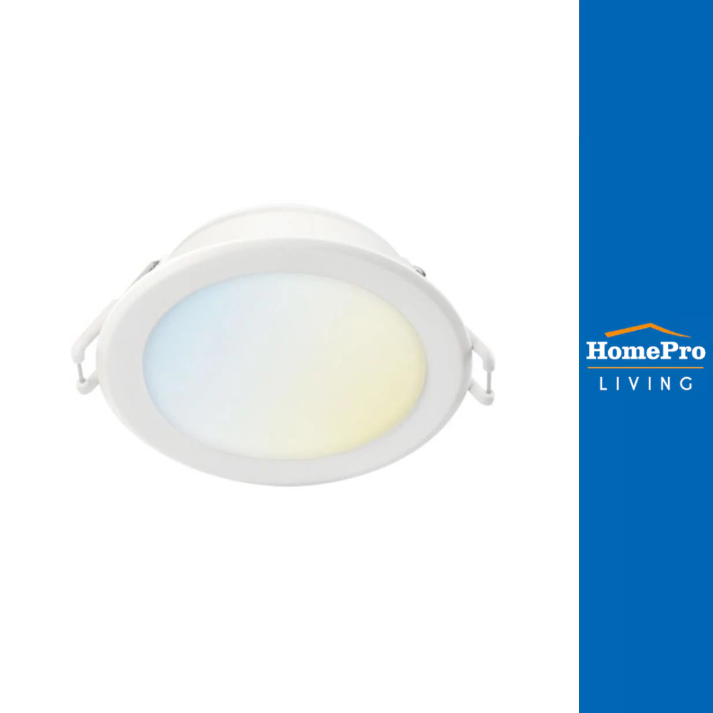 PHILIPS ดาวน์ไลท์ LED WIZ CONNECTED 9 วัตต์ DAYLIGHT/COOLWHITE/WARMWHITE 4 นิ้ว กลม สีขาว