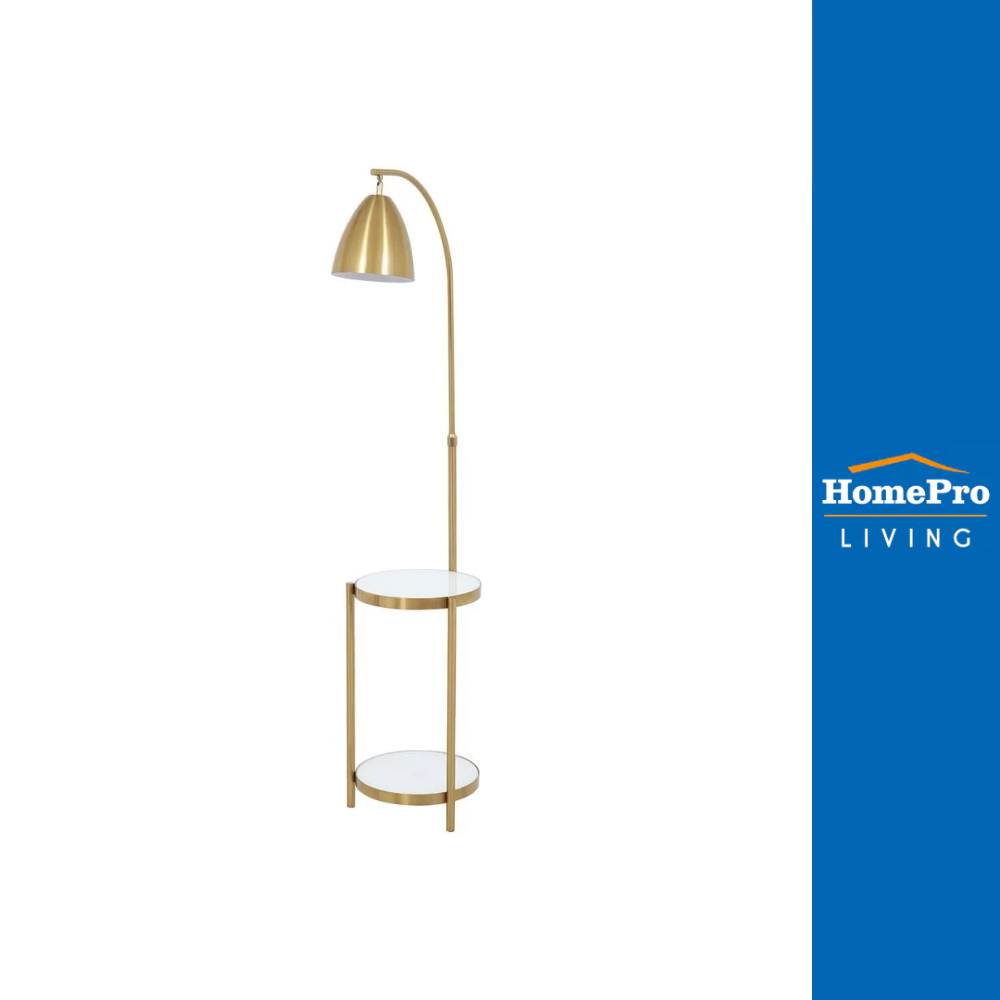 CARINI ไฟตั้งพื้น MODERN ML21020GD สีขาว/ทอง จัดส่งโดย HomePro