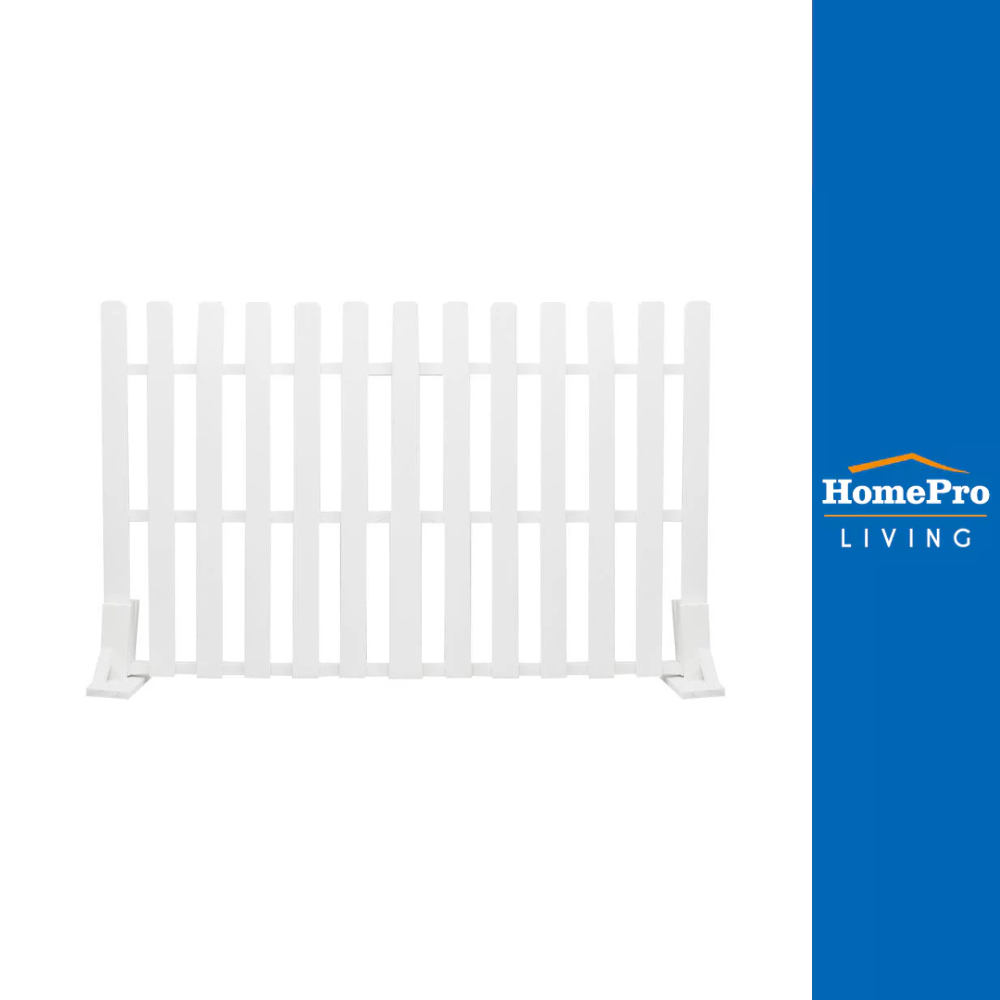 HomePro รั้วไม้ตั้งพื้น GARTENE 100x60 ซม. สีขาว แบรนด์ ME LIVING