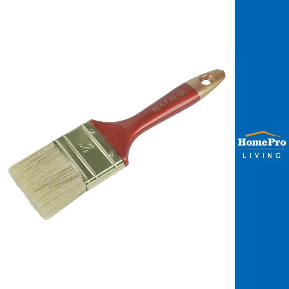 MATALL แปรงทาสีขนสังเคราะห์ด้ามแดง HTOP4 2 นิ้ว จัดส่งโดย HomePro
