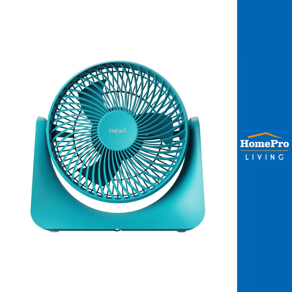 HATARI พัดลมพกพา 8 นิ้ว CYCLONE MAX สีฟ้า