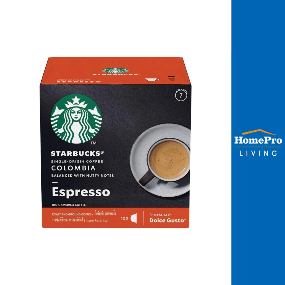 NESCAFE แคปซูลเครื่องชงกาแฟ DOLCE GUSTO STARBUCKS COLOMBIA ESPRESSO จัดส่งโดย HomePro