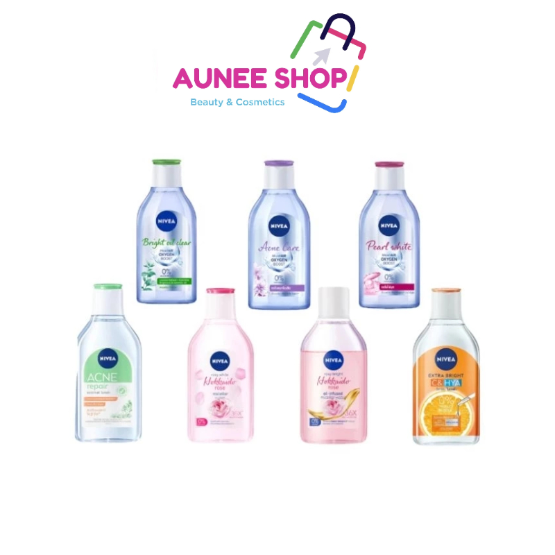 ส่งฟรี/มีไลฟ์ ลด50% Nivea Make Up Clear Micellar Water125/400มล นีเวียเมคอัพ เคลียร์ ไมเซล่าวอเตอร์ 125/400 มล.