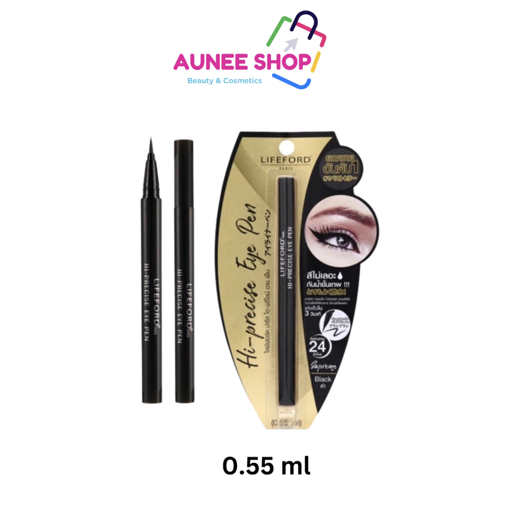❣️ถูก.แท้.ส่งฟรี❣️Lifeford Eyeliner Hi-Precise Eye Pen : ไลฟ์ฟอร์ด อายไลน์เนอร์สีดำ x 1 ชิ้น dayse