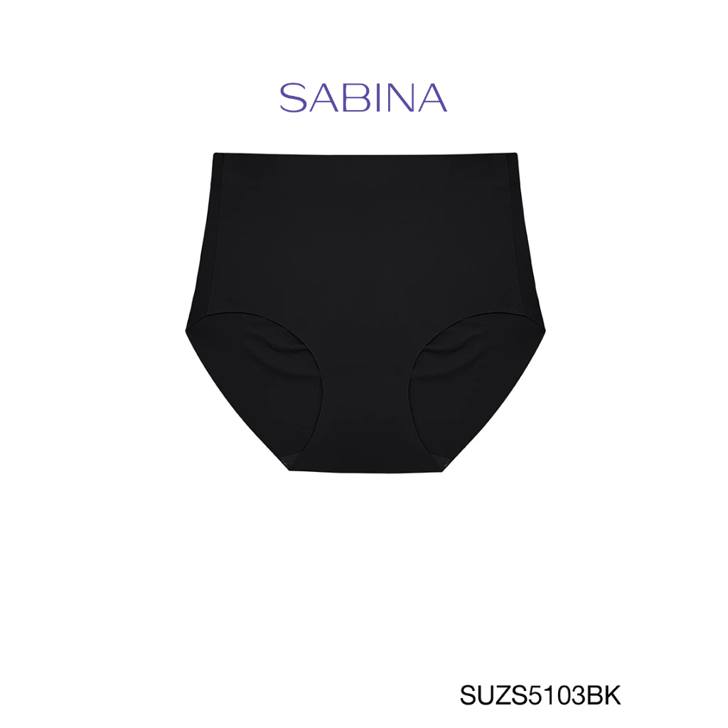 Sabina กางเกงชั้นใน เบสิค ทรงเต็มตัว Seamless Fit รหัส SUZS5103BK สีดำ