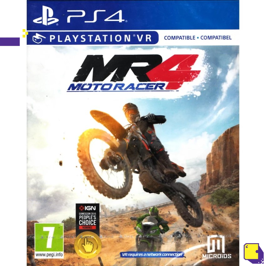 PS4 VR MOTO RACER 4 (EUROPE) / แผ่นเกมส์ PS4