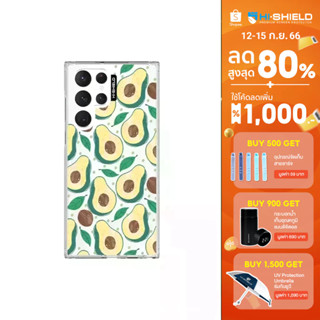 HI-SHIELD Stylish เคสใสกันกระแทก Samsung S22ultra รุ่น Fruits2