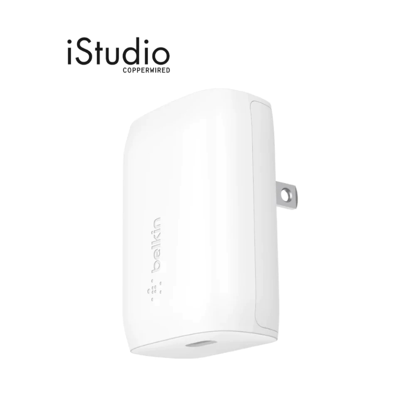 BELKIN หัวชาร์จเร็ว iPhone Charger USB-C 30 วัตต์ สีขาว | ที่ชาร์จไอโฟน 30 w I iStudio by copperwire