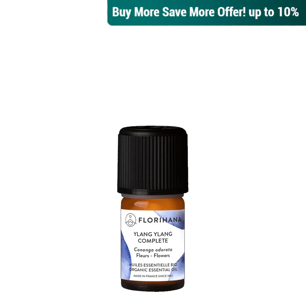 Florihana, Organic Ylang Ylang Complete Essential Oil, 5g