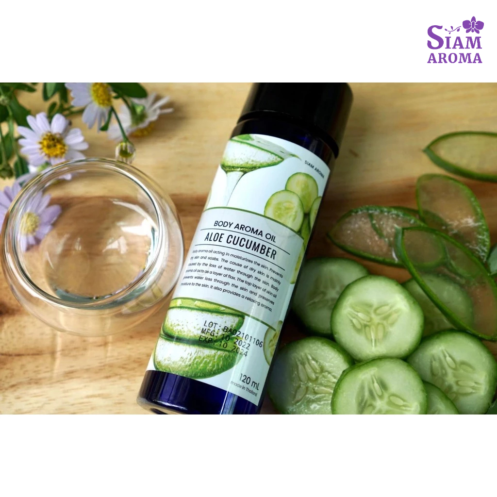 Body Aroma Oil น้ำมันบำรุงผิว 120ml 15กลิ่นใหม่! Siam Aroma สยามอโรมา