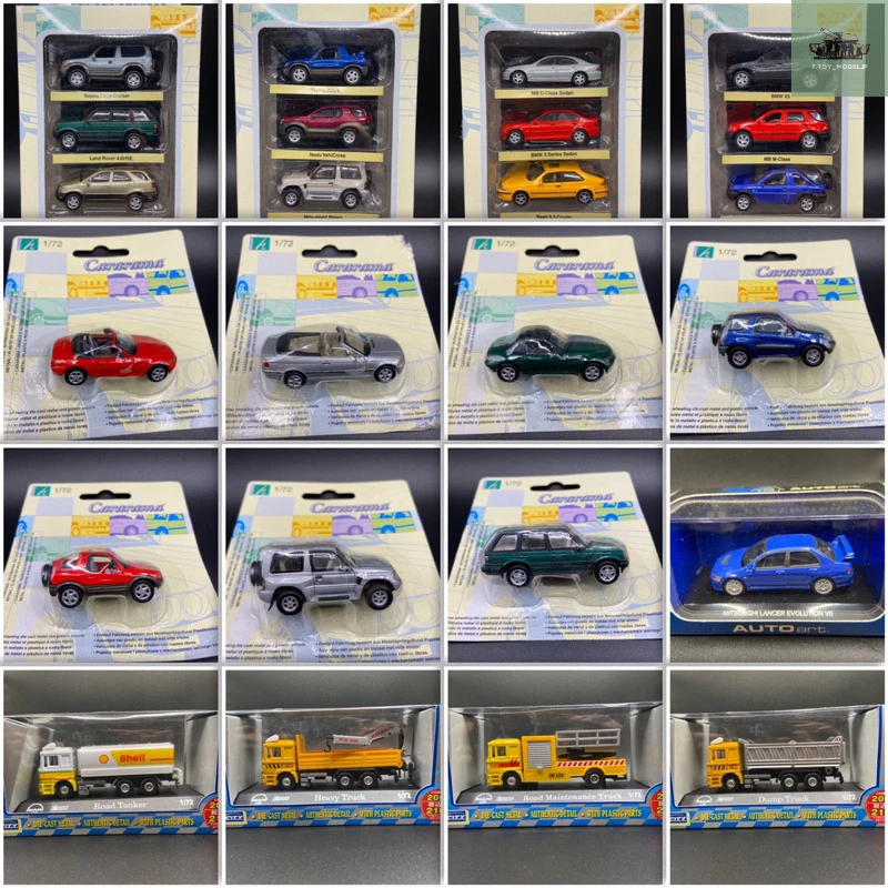 รถเหล็ก โมเดลรถเหล็ก 1/72 ของใหม่ Bmw,Benz,LandRover,ToyotaRAV4,Pajero,Isuzu,Landcruiser,Lexus,Peugeot,Evo ,รถบรรทุกต่าง