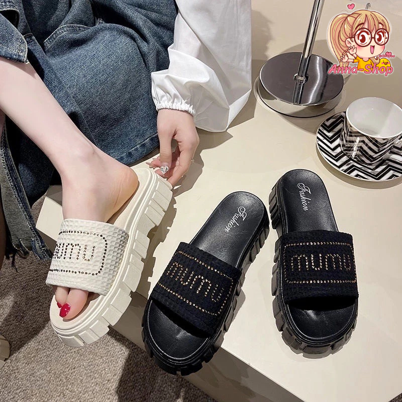 Anna shop รองเท้าแฟชั่นสไตล์เกาหลี 💯มาใหม่ รองเท้าแตะแฟชั่น 💦 แมทช์ได้กับทุกโอกาส T250