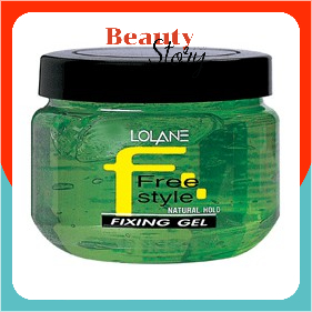 โลแลน ฟรีสไตล์ ฟิกซิ่ง เจล Lolane fixing gel Nature Normal hold เขียว จัดแต่งทรงผม เนื้อใสบางเบา ช่วยให้ผมอยู่ทรง 200g