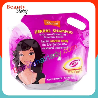 👛แชมพู/ ครีมนวดผม Lolane Herbal Shampoo & Hair Conditioner โลแลน เฮอร์บัล แชมพูสระผม/ คอนดิชั่นเนอร์ แบบถุงใหญ่ 2700ml