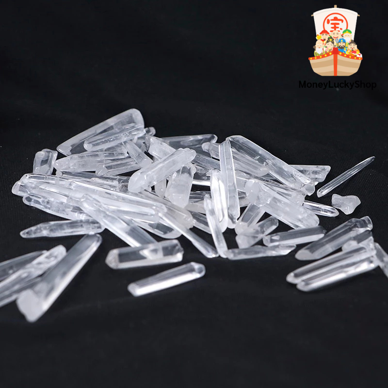 ควอตซ์คริสตัลดิบคริสตัลไม้กายสิทธิ์ควอตซ์ Healing Stone Crystal Point Rock Mineral