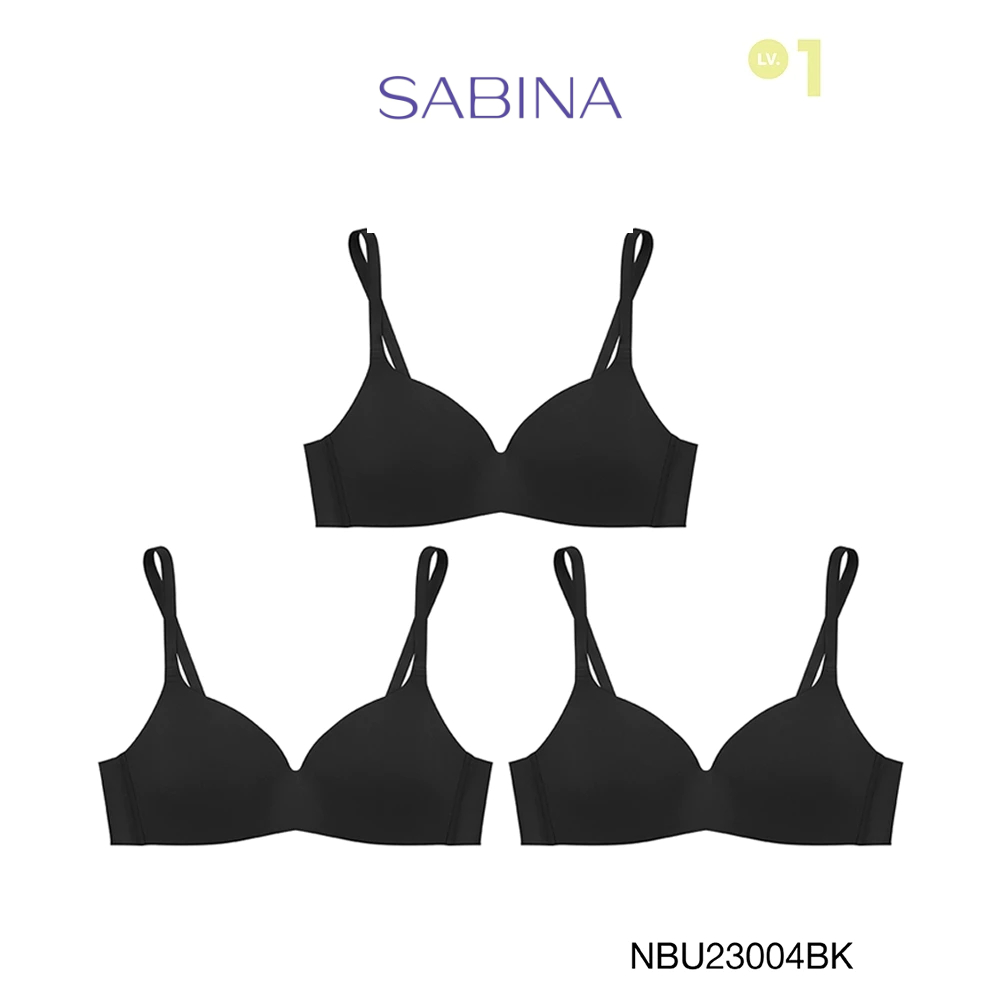 [Online Exclusive] Sabina เสื้อชั้นใน (Set 3 ชิ้น) Invisible Wire รุ่น Pretty Perfect  รหัส NBU23004