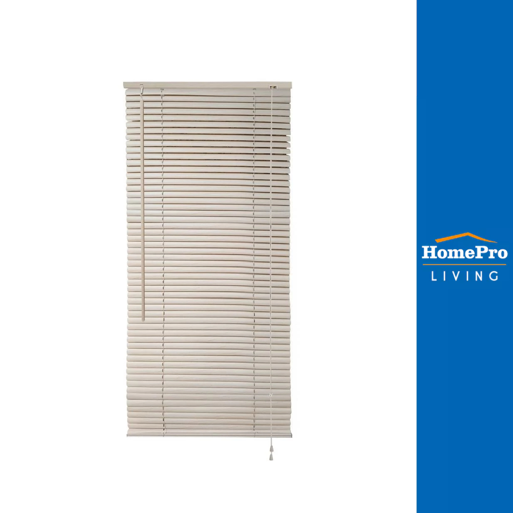 HOME LIVING STYLE มู่ลี่ไวนิล VINYL 120X160 ซม. สีขาว จัดส่งโดย HomePro