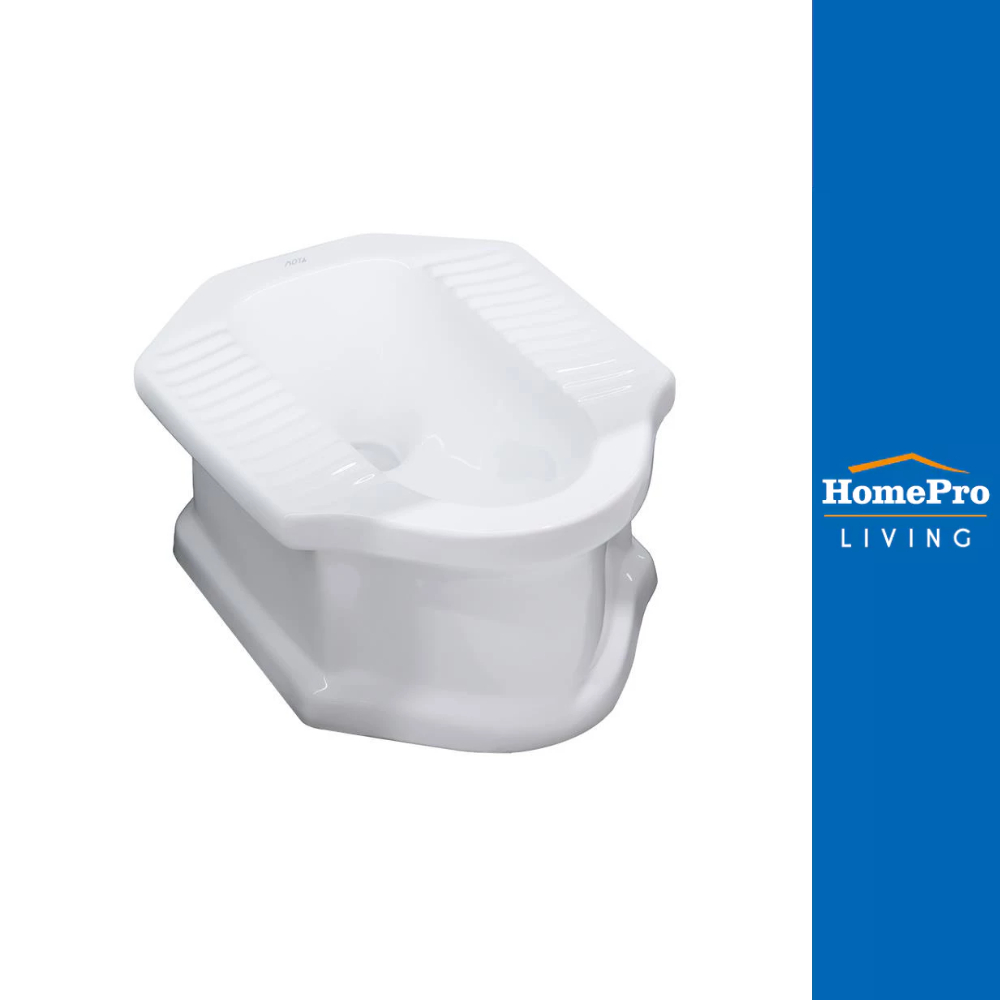 MOYA สุขภัณฑ์นั่งราบ HP-031 สีขาว จัดส่งโดย HomePro ชักโครก ชักโครกแบบราดน้ำ โถส้วม