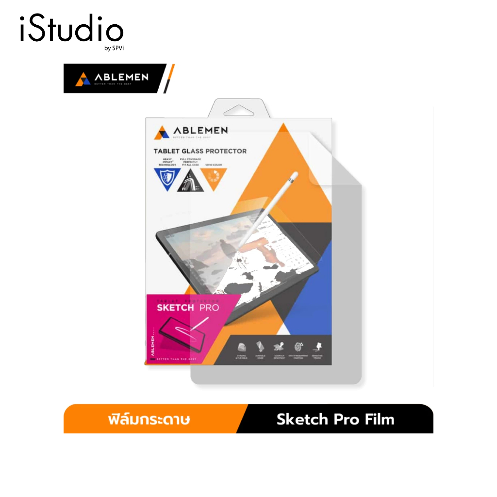 ABLEMEN SKETCH PRO FILM ฟิล์มกระดาษ สำหรับไอเเพด IPAD PRO (M4) 2024