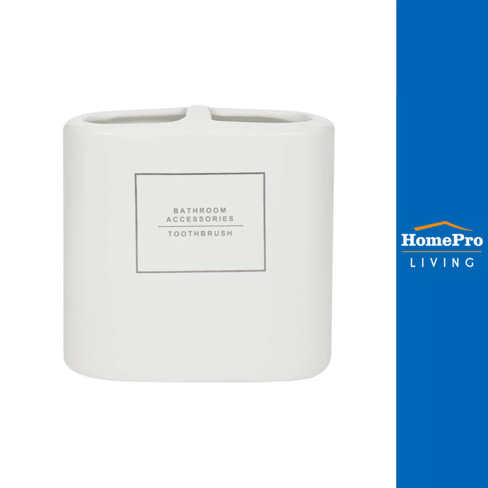 (ลดล้างสต๊อก) HomePro ที่เสียบแปรงเซรามิก MOYA CE-2221-WHITE-TBH แบรนด์ MOYA