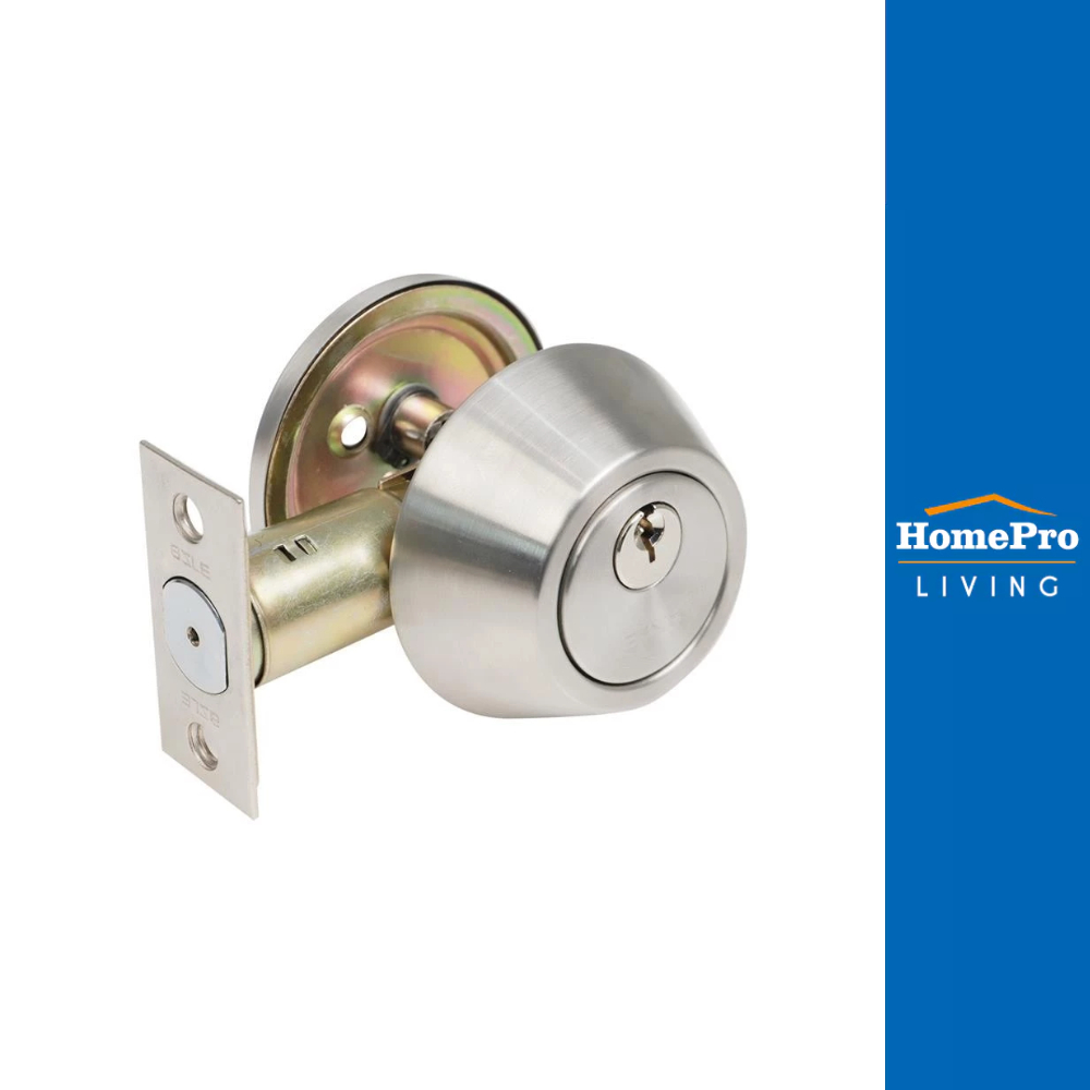 HomePro กุญแจลิ้นตาย 1 ด้าน D101-SS สีสเตนเลส แบรนด์ AZLE