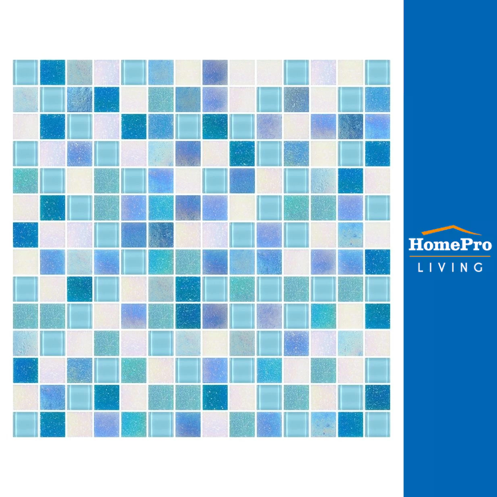TARA โมเสค 30x30 ซม. RIO POWDER BLUE จัดส่งโดย HomePro