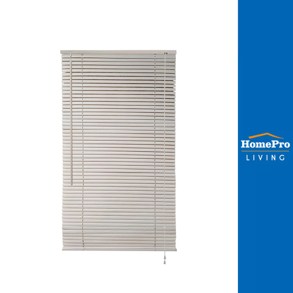 HOME LIVING STYLE มู่ลี่ ไวนิล WOOD 90x160 ซม. สีครีม จัดส่งโดย HomePro