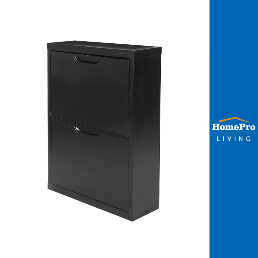 KIOSK ตู้เหล็กบานเปิดทึบ SW-102 60 ซม. สีดำ จัดส่งโดย HomePro