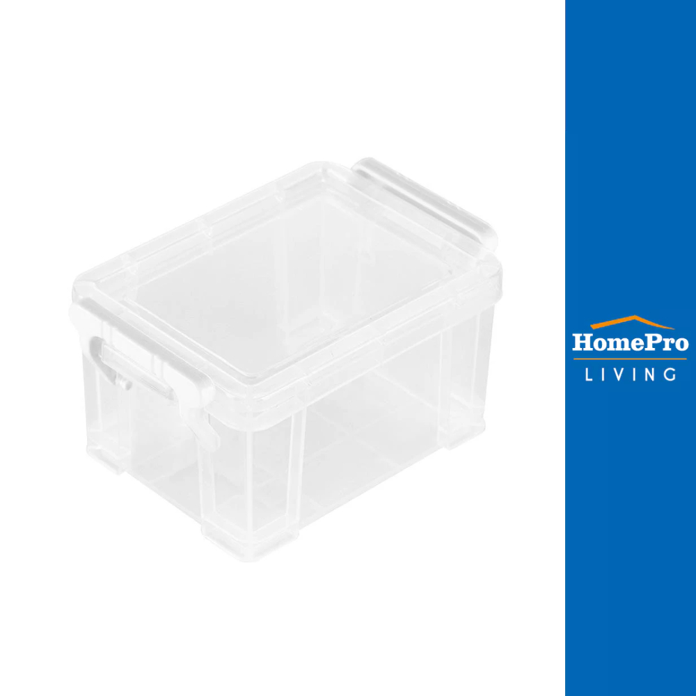 HomePro กล่องหูล็อค STACKO CM4 8.4x12x6.7 ซม. สีใส แบรนด์ STACKO