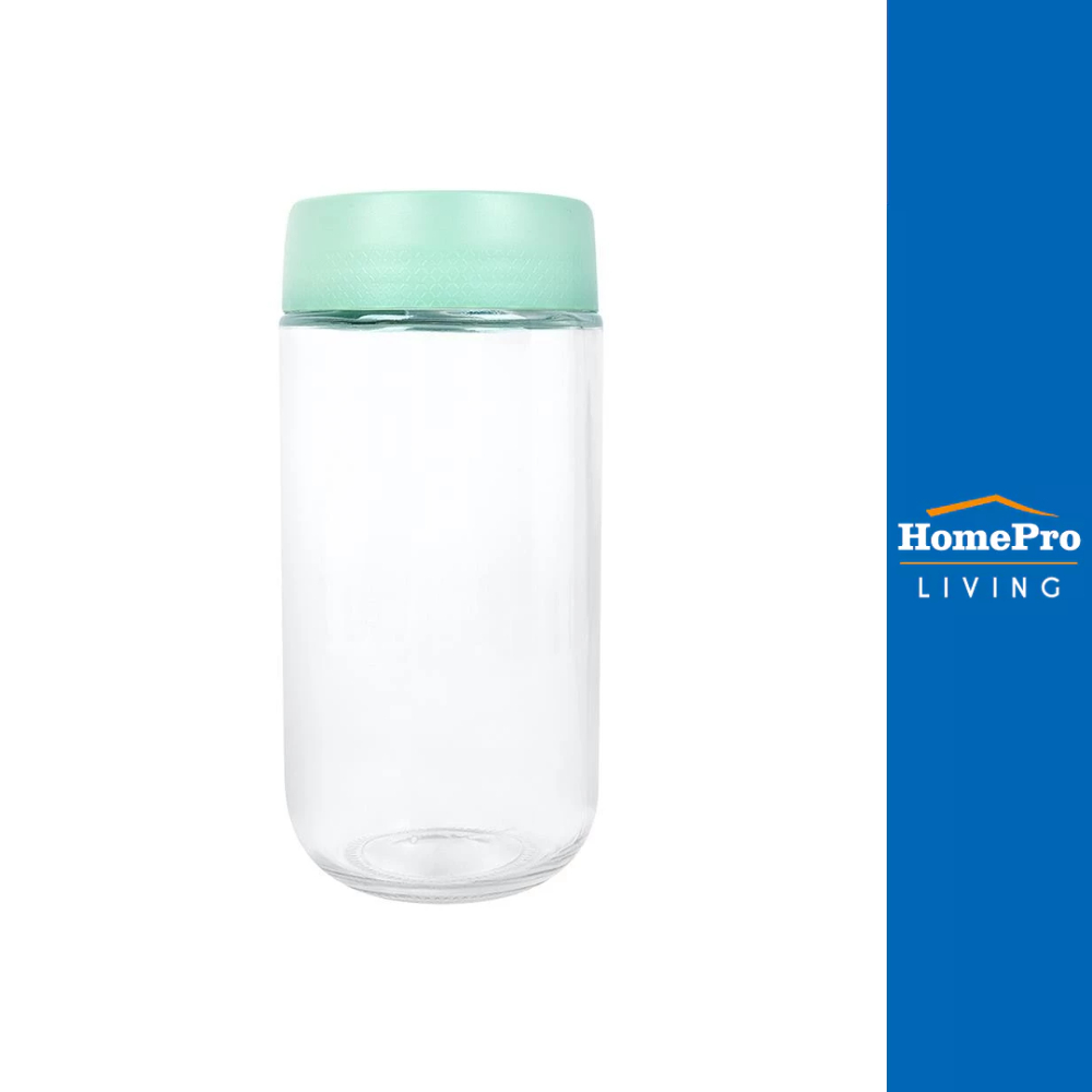 HomePro ขวดโหลแก้วฝาเกลียว MAGNIFF 0.8 ลิตร สีเขียว แบรนด์ KECH