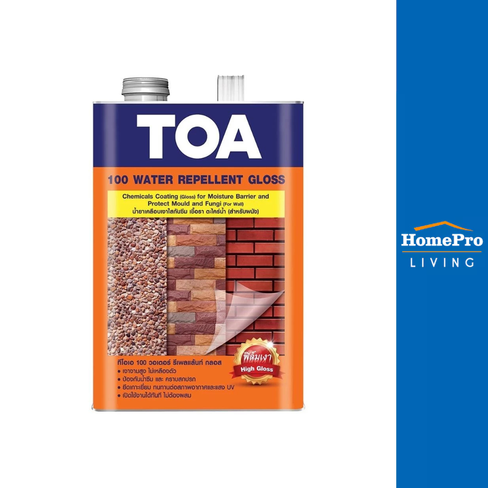 TOA น้ำยาเคลือบเงา A100 1 แกลลอน จัดส่งโดย HomePro