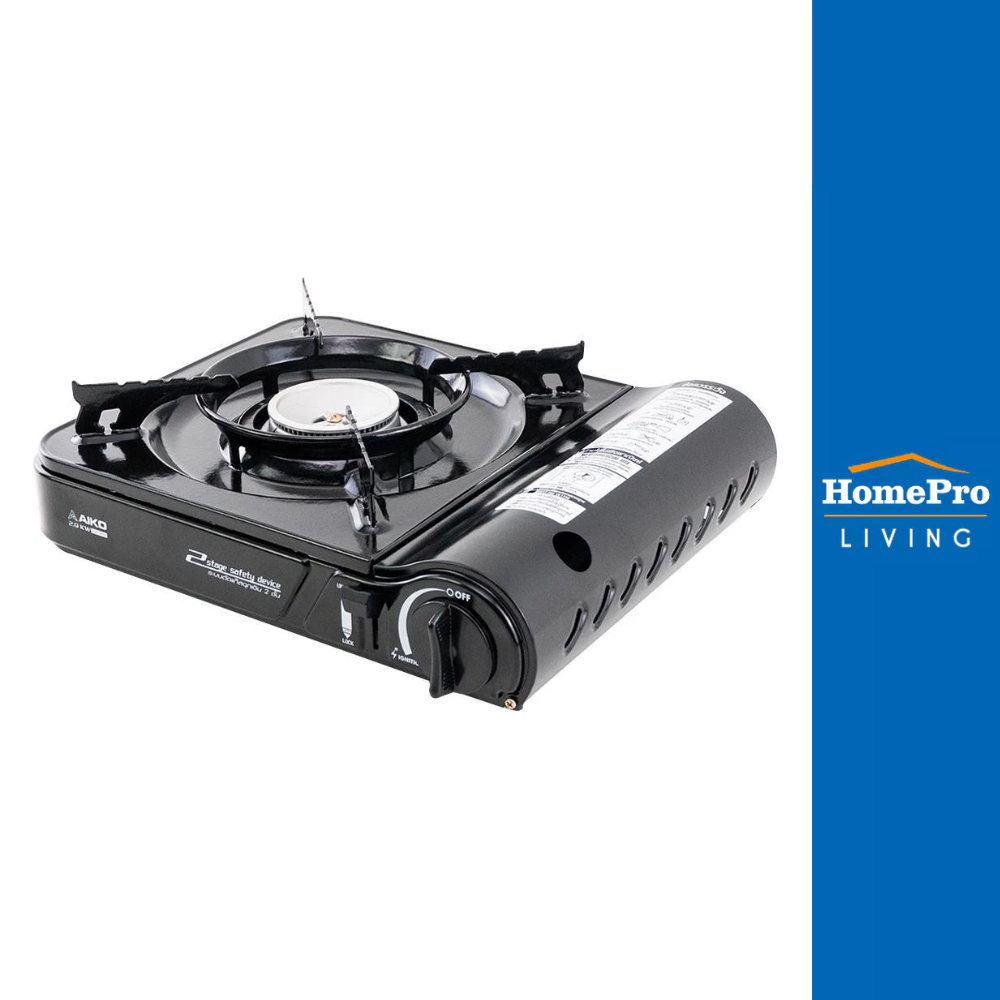 AIKO เตาแก๊สปิกนิก EGP-1000 BLACK จัดส่งโดย HomePro