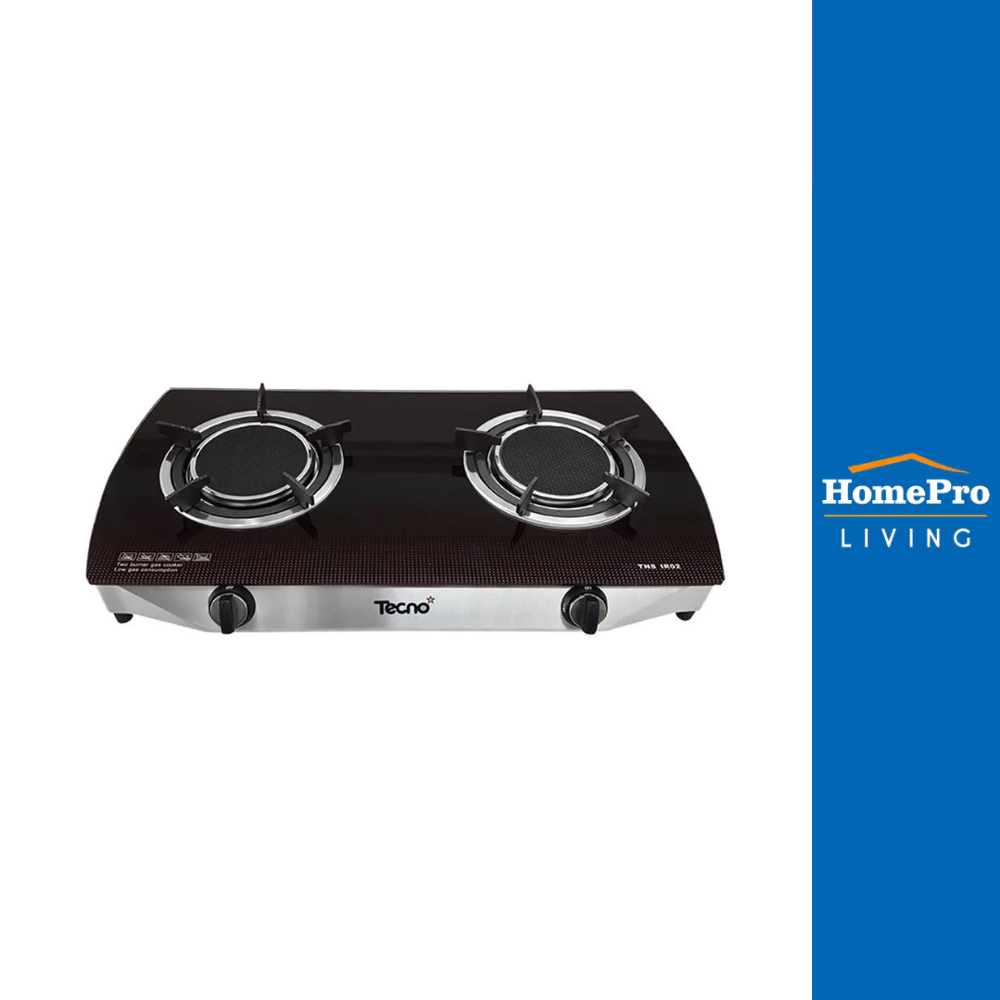 TECNOSTAR เตาแก๊สตั้งโต๊ะ 2 หัวแก๊ส IR 02 จัดส่งโดย HomePro
