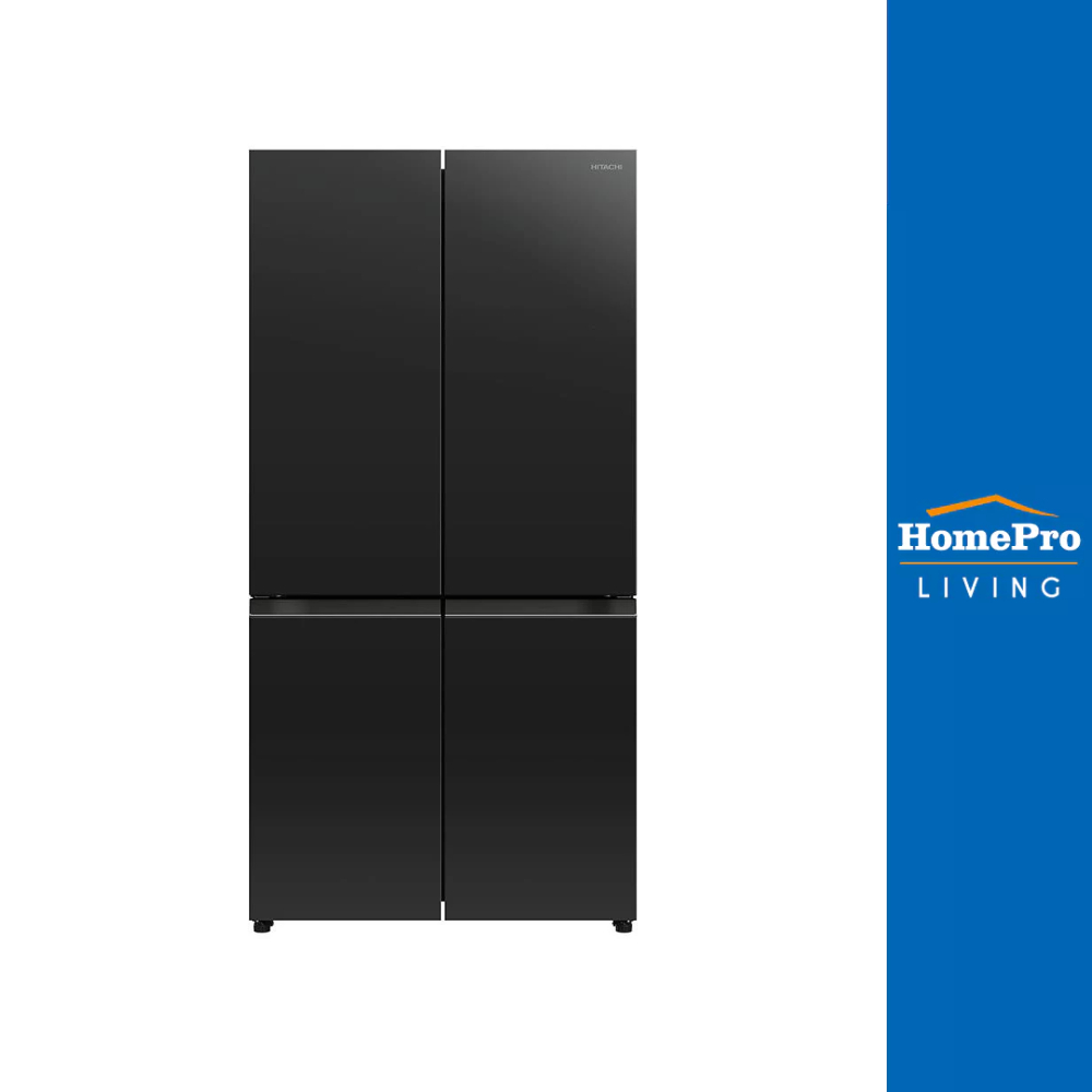 HITACHI ตู้เย็น MULTI DOOR รุ่น RWB640PTH1 GCK 19.8 คิว กระจกดำ อินเวอร์เตอร์