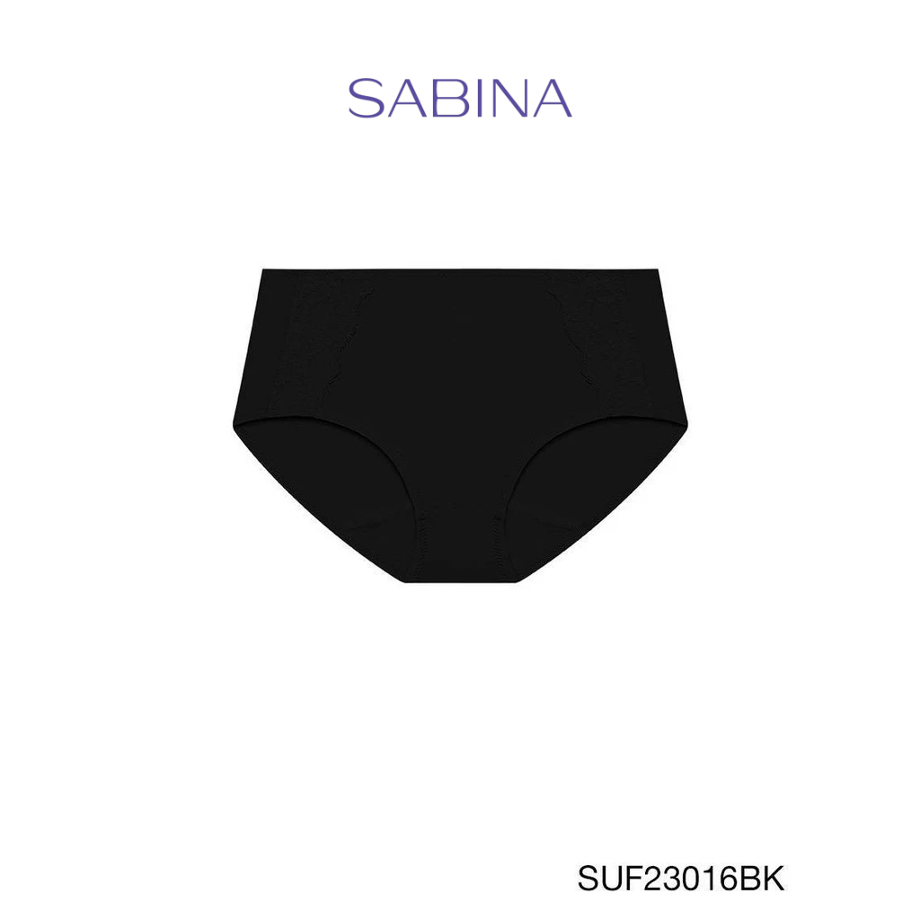 Sabina Forever Young กางเกงในทรงเอวสูงปานกลาง รหัส SUF23016BK - สีดำ